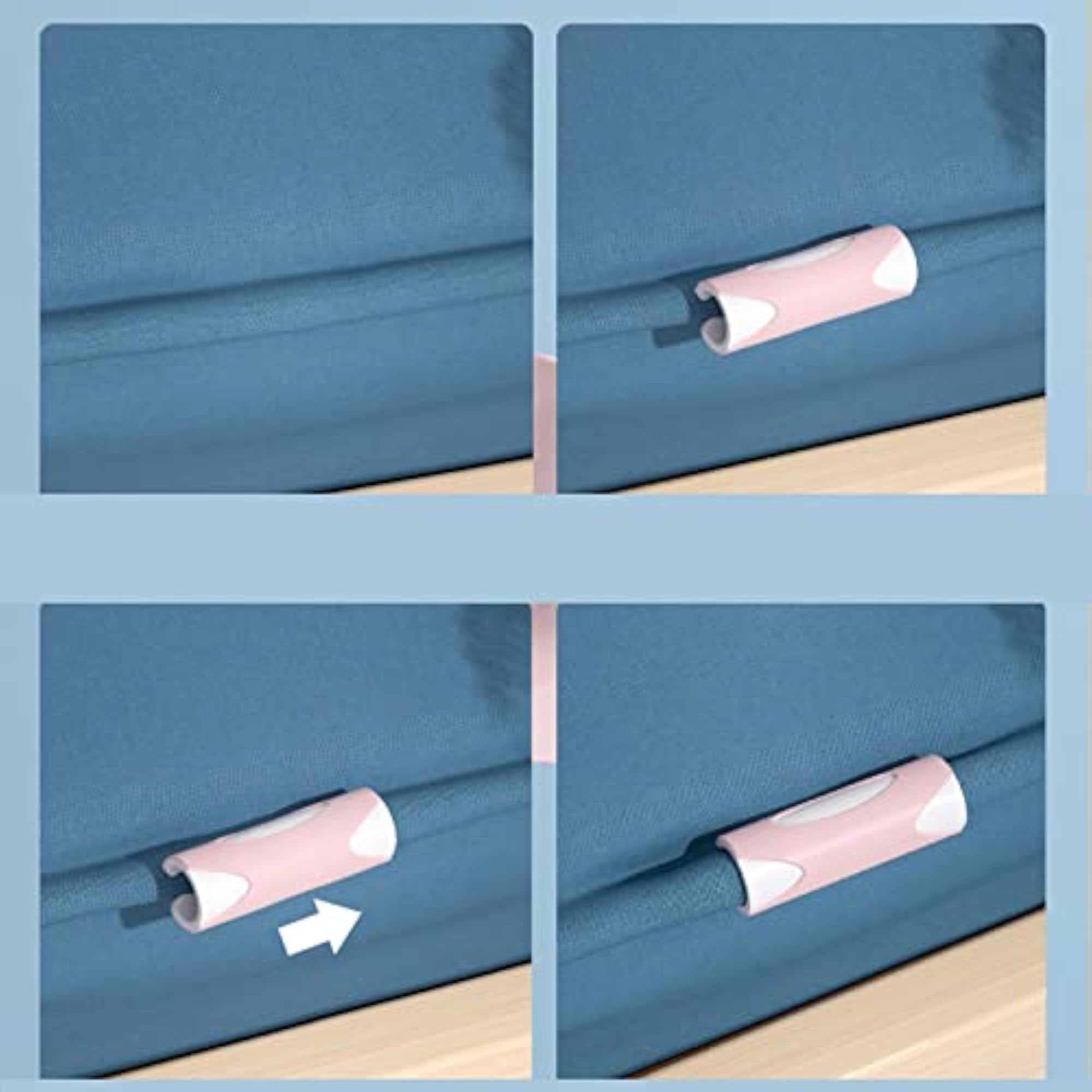 5x6Pcs Bed Sheet Grippers Clamps for Mattresses